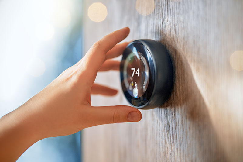 Adjusting thermostat